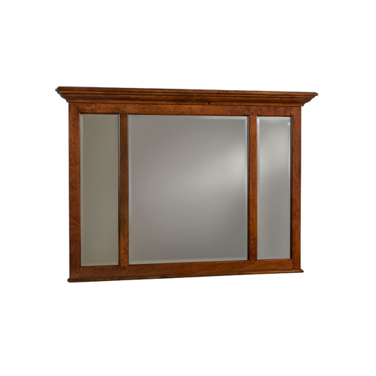 Picture of THREE PANEL MIRROR WITH CROWN MOLDING