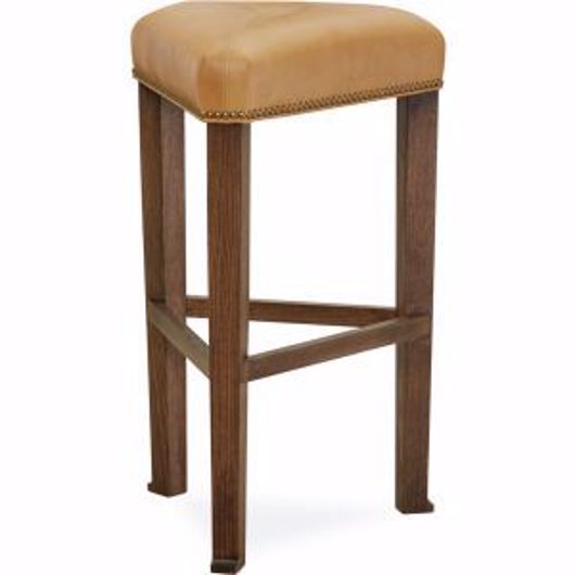 Picture of L9399-52 LEATHER BAR STOOL