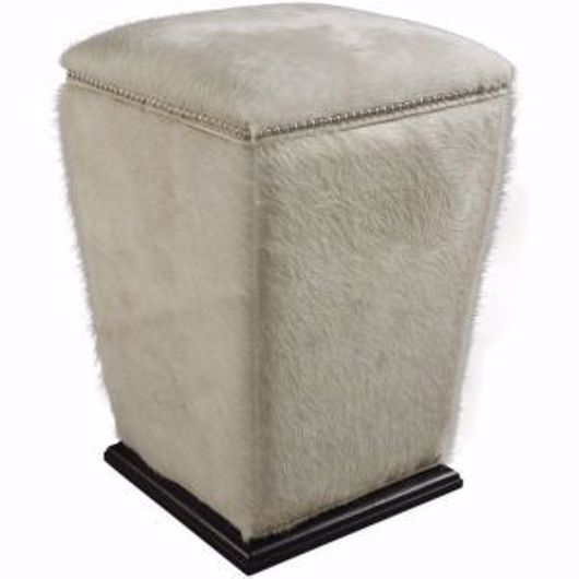 Picture of L9308-51 LEATHER BONGO COUNTER STOOL