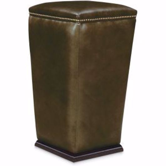 Picture of L9308-52 LEATHER BONGO BAR STOOL