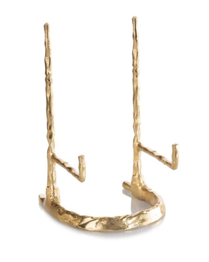 Picture of GIACOMETTI PLATE STAND IN GOLD