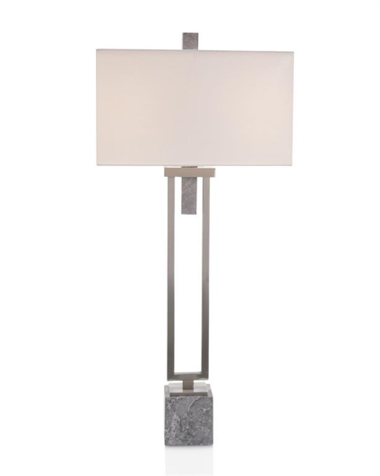 Picture of STATELY IN GREY MARBLE TABLE LAMP