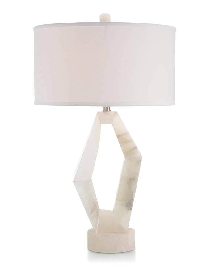 Picture of ABSTRACT ALABASTER TABLE LAMP