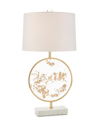 Picture of FRECKLED GOLD LEAF TABLE LAMP