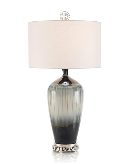 Picture of GLAZED CERAMIC TABLE LAMP
