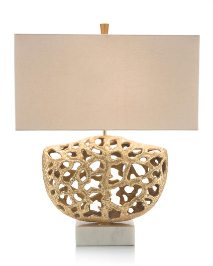 Picture of PRIMORDIAL TABLE LAMP IN GOLD
