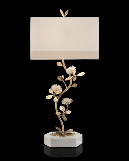 Picture of QUARTZ FLOWER TABLE LAMP
