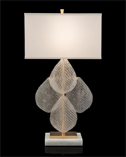 Picture of GLASS PETAL TABLE LAMP