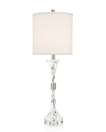 Picture of TWISTED GLASS TABLE LAMP