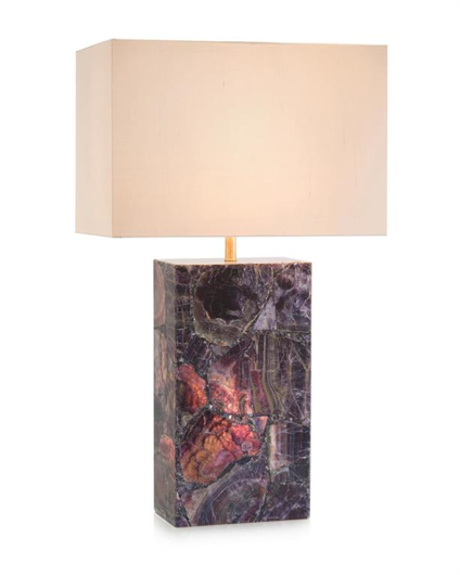 Picture of RECTANGULAR FLUORITE TABLE LAMP