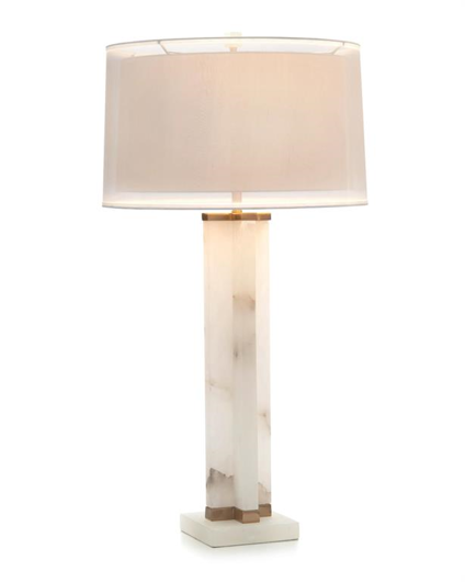 Picture of ALABASTER CROSS TABLE LAMP