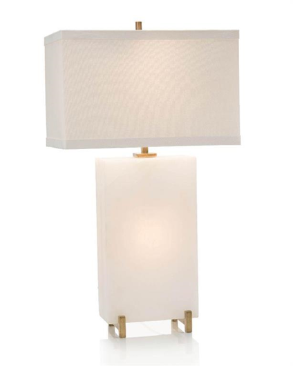 Picture of ALABASTER BLOCK TABLE LAMP