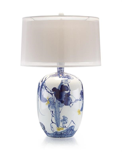 Picture of BLUE ASIAN GARDENS TABLE LAMP