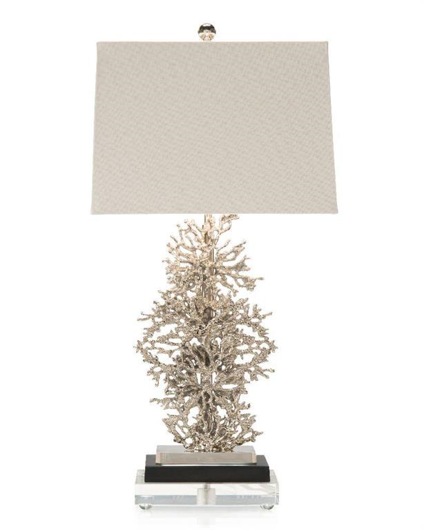Picture of SILVER-PLATED CORAL LAMP