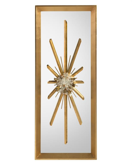 Picture of GOLDEN CRYSTAL BURST MIRROR I