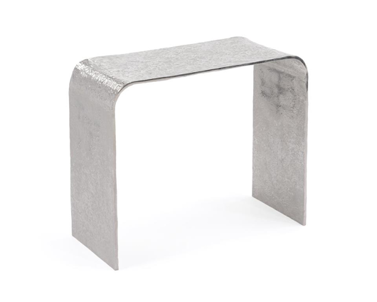 Picture of TEXTURED ACCENT TABLE IN NICKEL