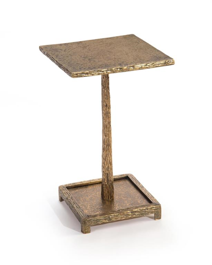 Picture of TEXTURED ANTIQUE BRASS MARTINI TABLE