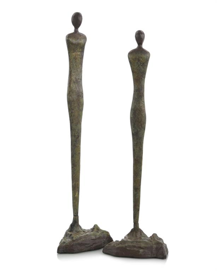 Picture of SET OF TWO STANDING TALL STATUE SCULPTURES