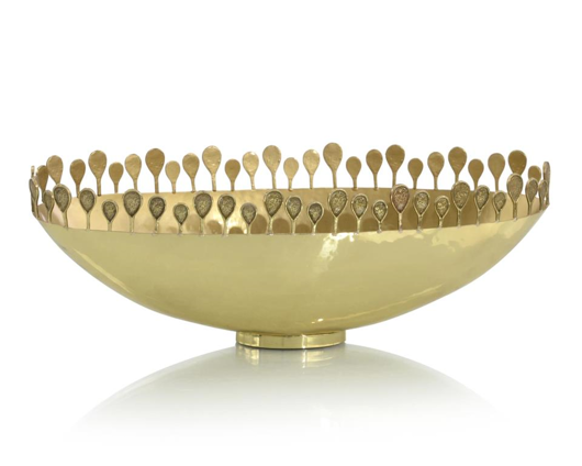 Picture of POLISHED BRASS OVAL CROWN BOWL I