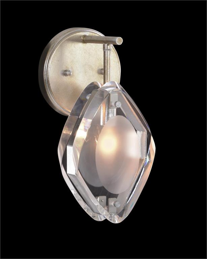 Picture of FACETED GLASS SINGLE-LIGHT WALL SCONCE
