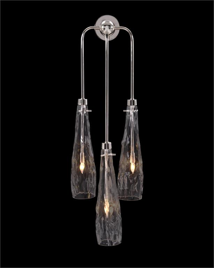 Picture of ART GLASS THREE-LIGHT WALL SCONCE
