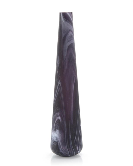 Picture of NORTHERN LIGHTS VASE IN EGGPLANT