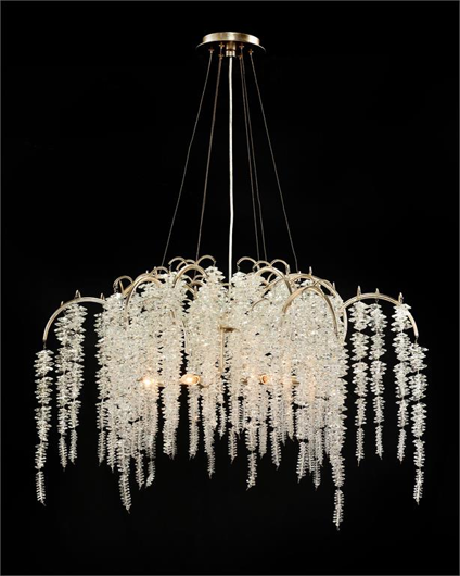 Picture of CASCADING CRYSTAL SIX-LIGHT CHANDELIER