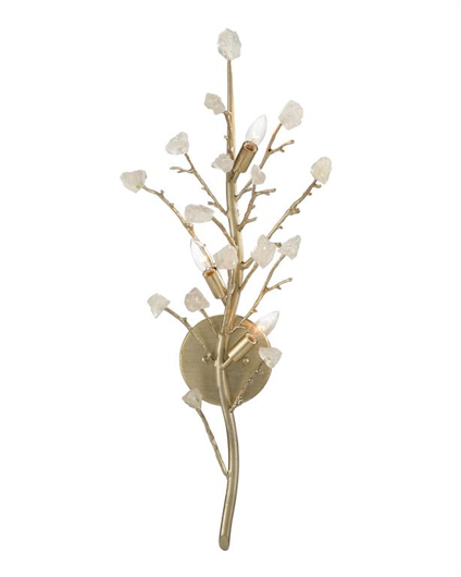 Picture of QUARTZ BRANCHED THREE-LIGHT WALL SCONCE