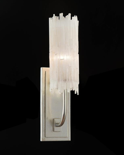 Picture of NATURAL SELENITE SINGLE-LIGHT WALL SCONCE