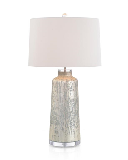 Picture of TEAL AND GOLD WASH TABLE LAMP