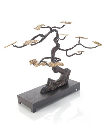 Picture of WINDSWEPT SCULPTURE IN ANTIQUE BRASS
