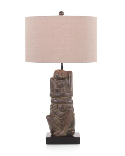 Picture of WOMAN AND CHILD EMBRACE TABLE LAMP