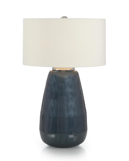 Picture of DEEP CERULEAN BLUE TABLE LAMP
