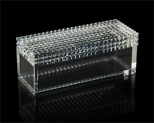 Picture of SQUARE CUT CRYSTAL BOX
