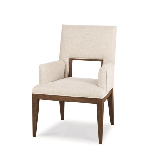 Picture of CASA BELLA UPHOLSTERED DINING ARM CHAIR - SIERRA FINISH