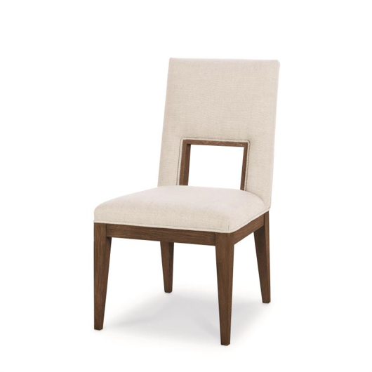 Picture of CASA BELLA UPHOLSTERED DINING SIDE CHAIR - SIERRA FINISH