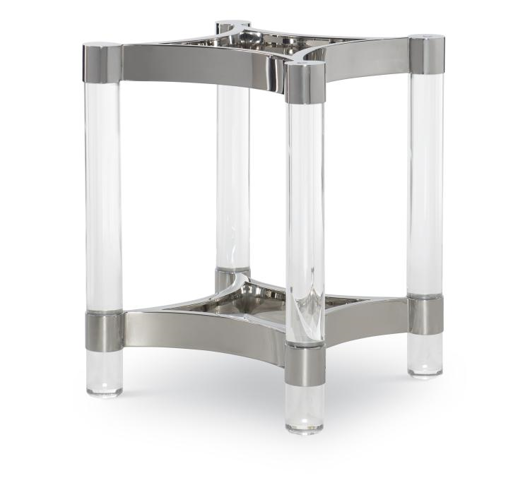 Picture of ACRYLIC & METAL DINING TABLE BASE FOR GLASS TOP