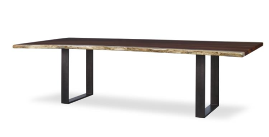 Picture of 130" GAUN.SLAB DINING TABLE-OILED BRONZE STRAP BASE