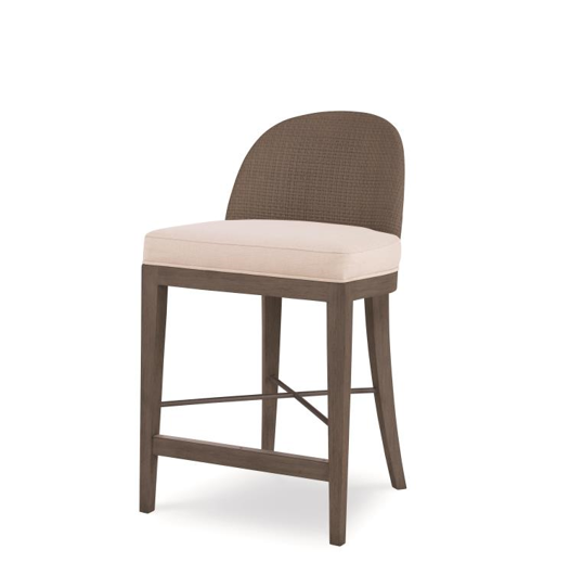 Picture of TYBEE COUNTER STOOL-MINK GREY/FLAX