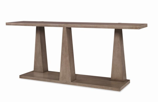 Picture of CASA BELLA COLUMN CONSOLE TABLE - TIMBER GRAY FINISH