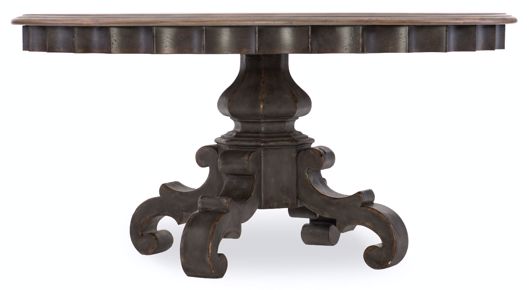 Picture of 60in Round Pedestal Dining Table       