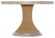 Picture of 48in Round Pedestal Dining Table w/Wood top     