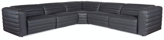 Picture of Chatelain 5-Piece Power HR Sectional w/2 Power Recline    