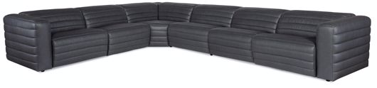Picture of Chatelain 6-Piece Power HR Sectional w/2 Power Recline    