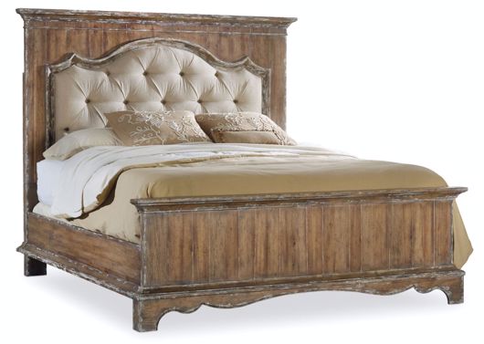 Picture of 6/0 Upholstered Mantle Panel Bed       
