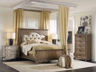 Picture of 44353 Upholstered Mantle Panel Bed       