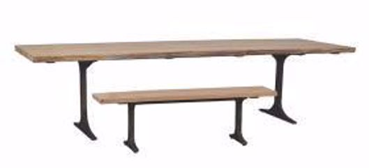 Picture of BOCA LIVE EDGE DINING TABLE AND BENCH