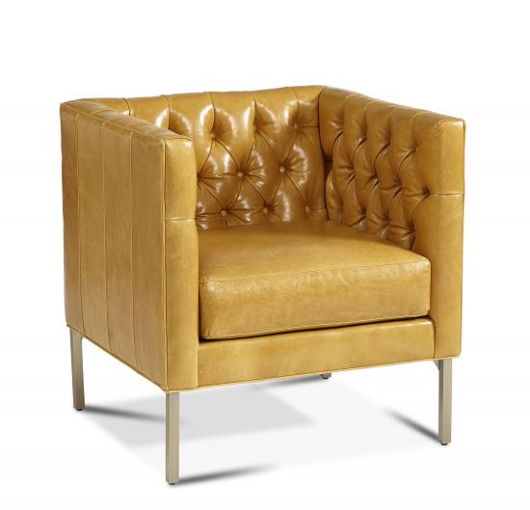 Picture of BRIE LEATHER CHAIR