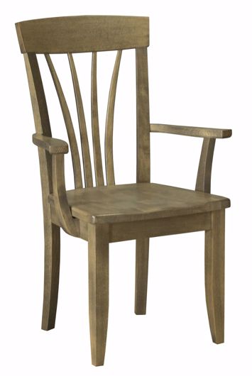 Picture of MODEL 13 ARM CHAIR WOOD SEAT