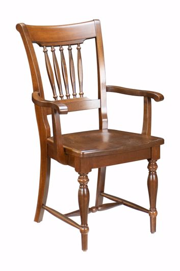 Picture of MODEL 21 ARM CHAIR WOOD SEAT